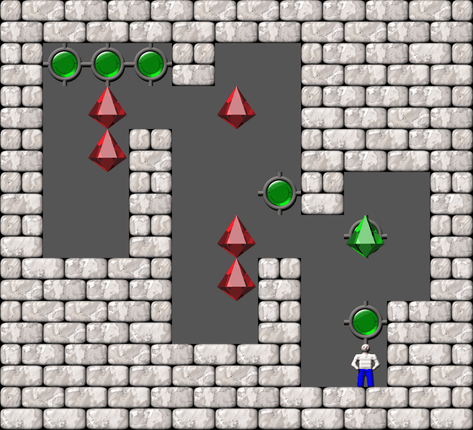 Sokoban More Bugs collections level 55